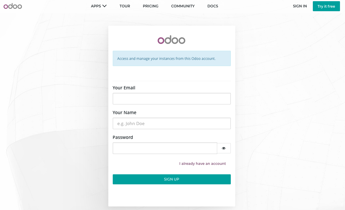 signup at CPAbooks